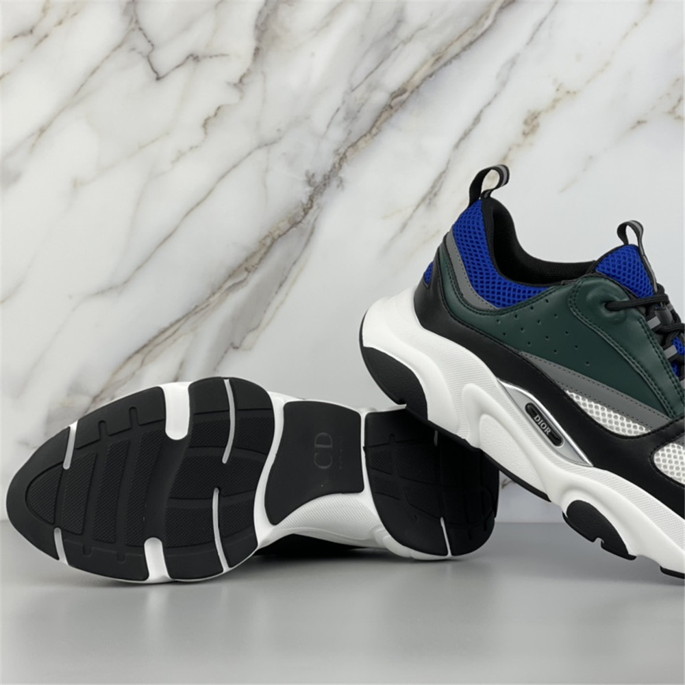 Dior B22 Low-top Sneaker In Green&Blue - DesignerGu