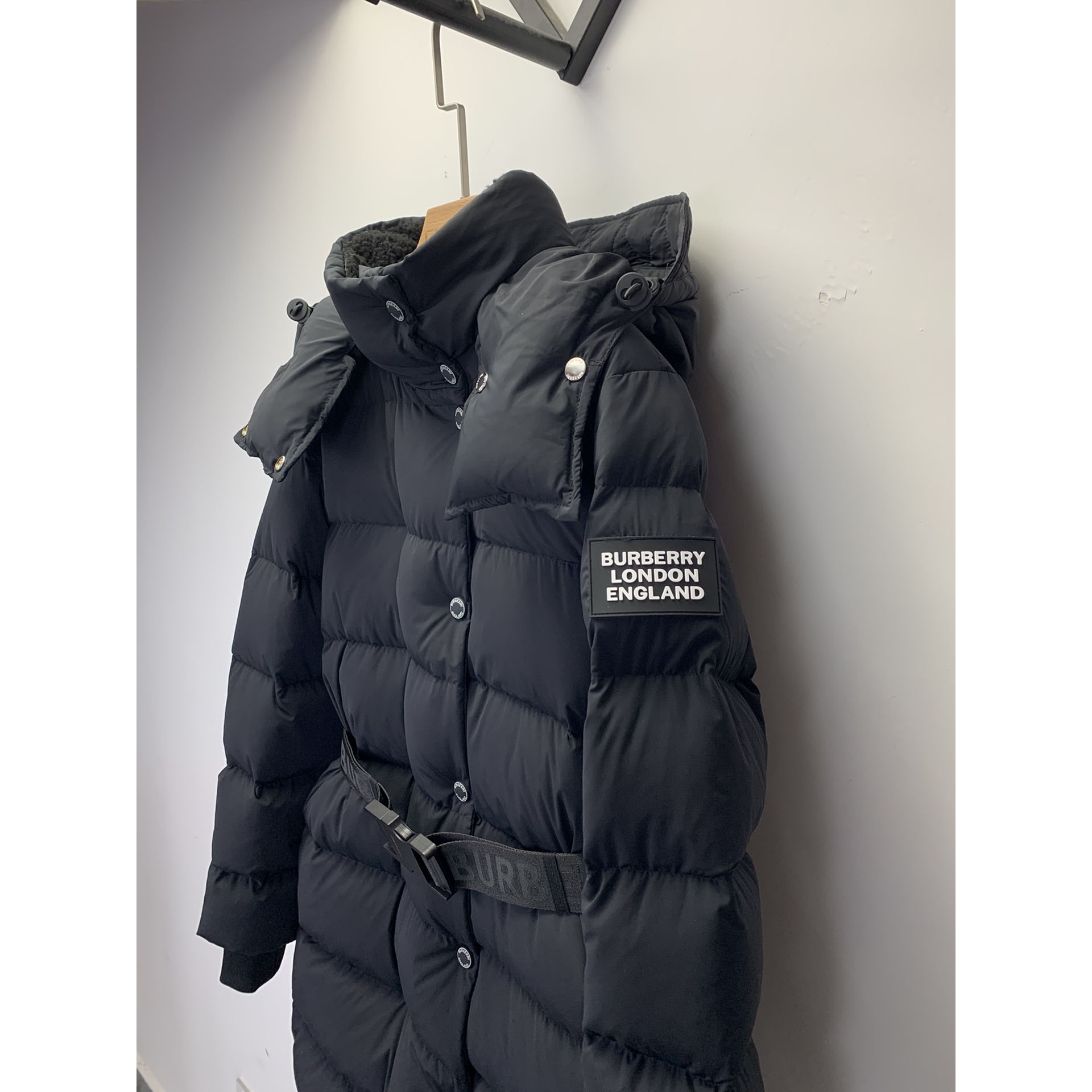 Burberry Belted Long Down Jacket - DesignerGu