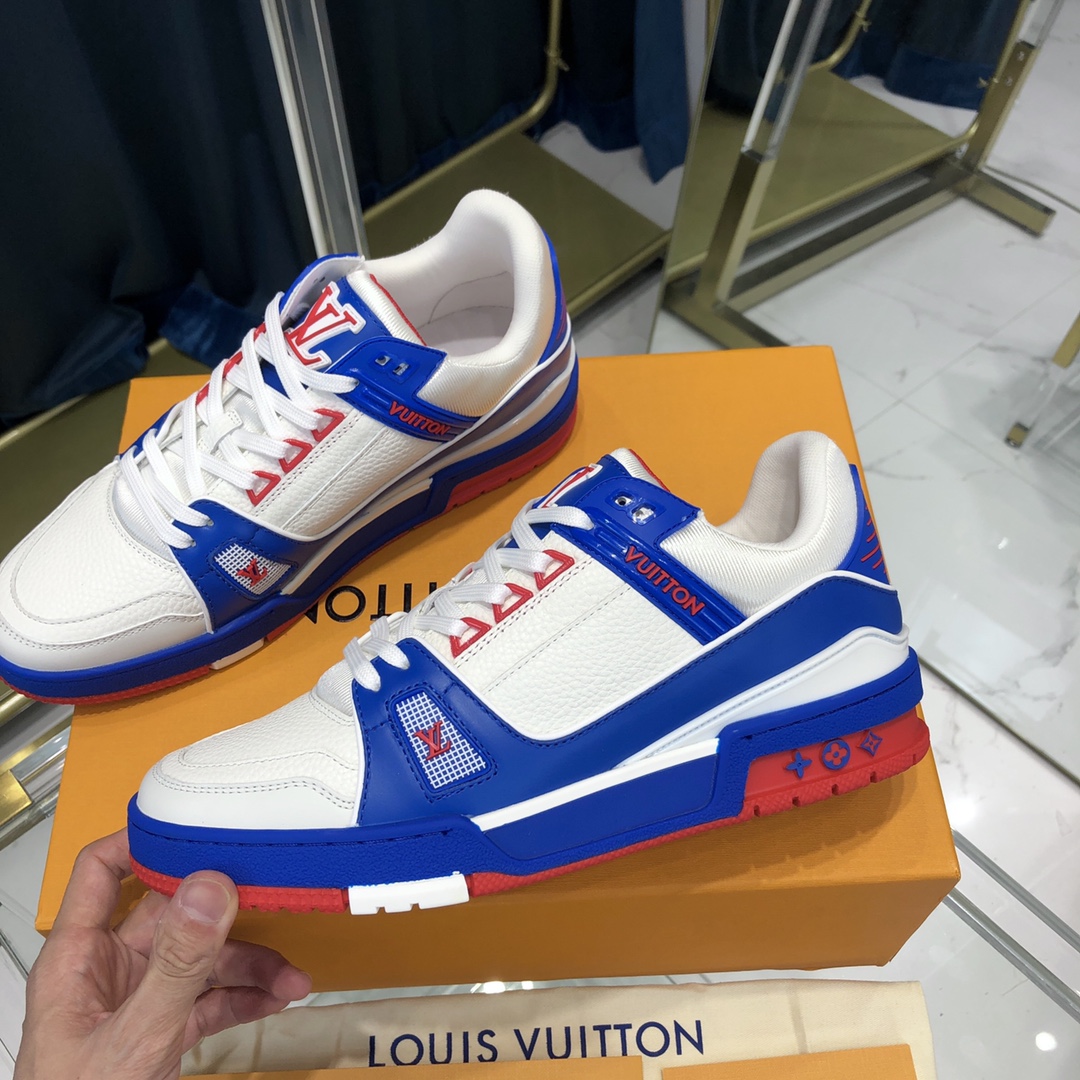 Louis Vuitton Trainer Sneaker - DesignerGu