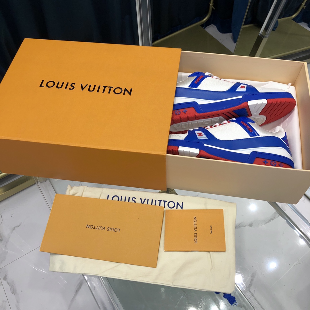 Louis Vuitton Trainer Sneaker - DesignerGu