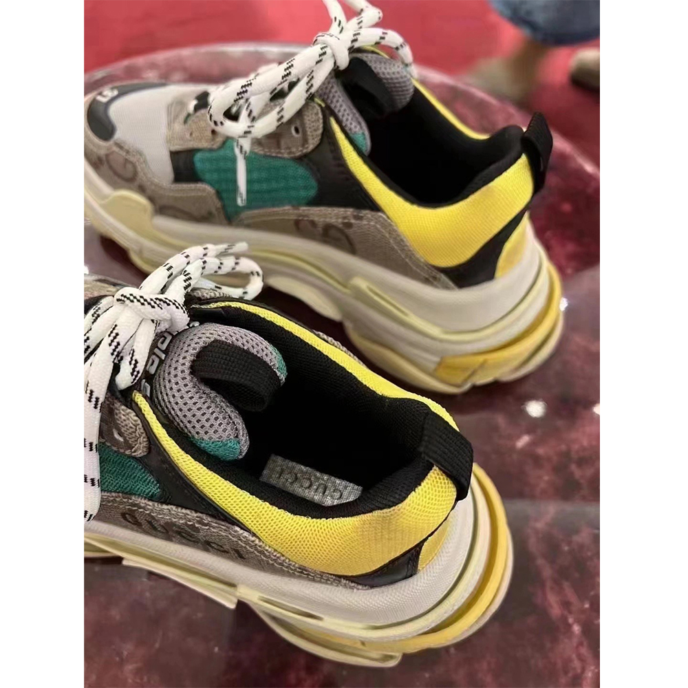 Gucci Men's The Hacker Project Triple S Sneaker(Dilapidated Soles) - DesignerGu