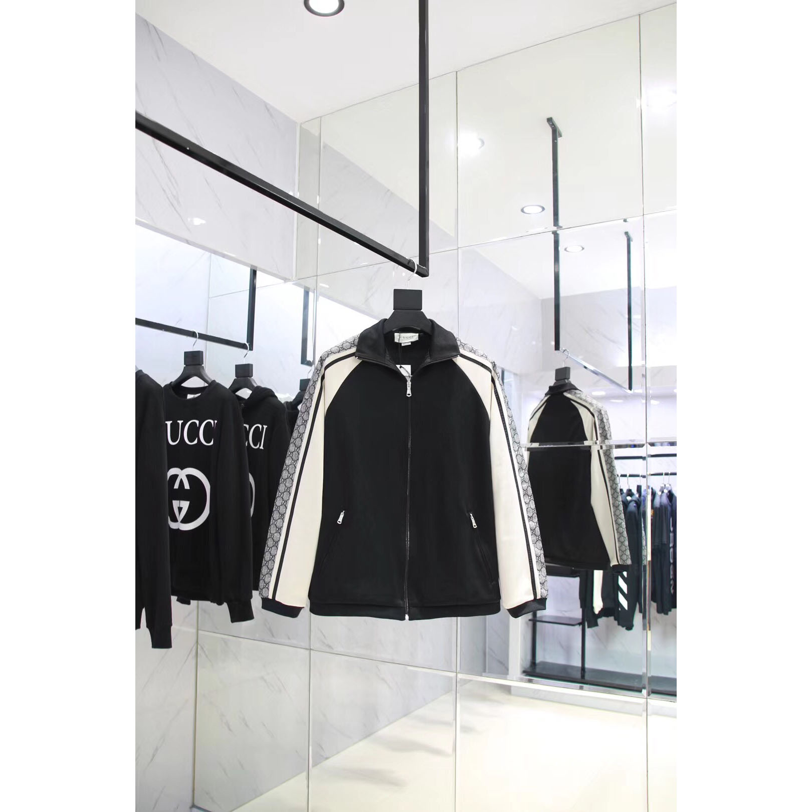 Gucci GG Zip-Up Jacket Tracksuit - DesignerGu