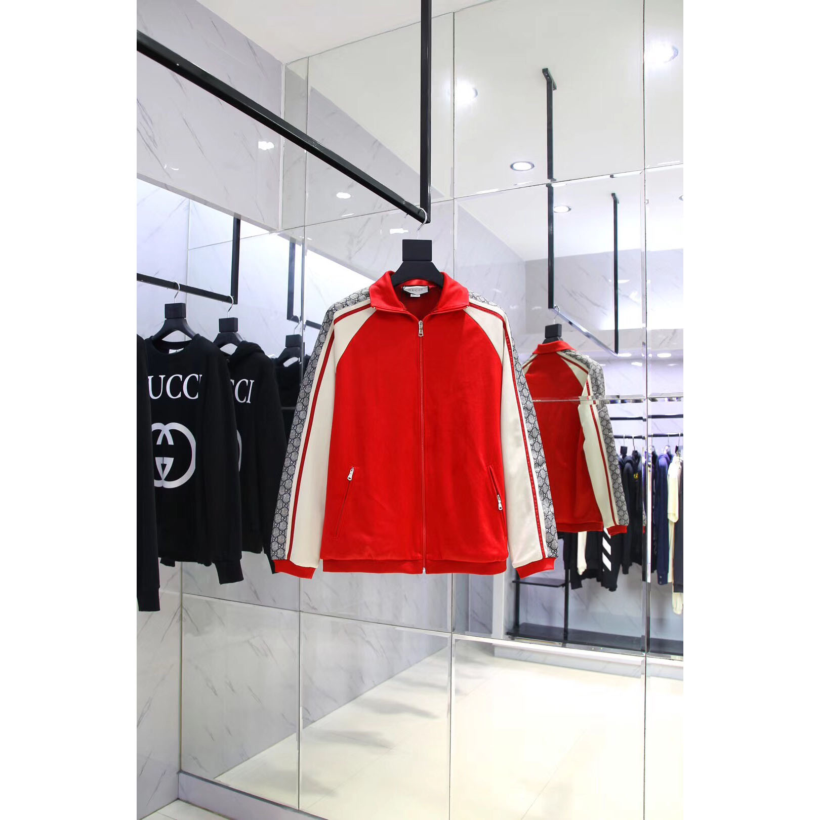 Gucci GG Zip-Up Jacket Tracksuit - DesignerGu