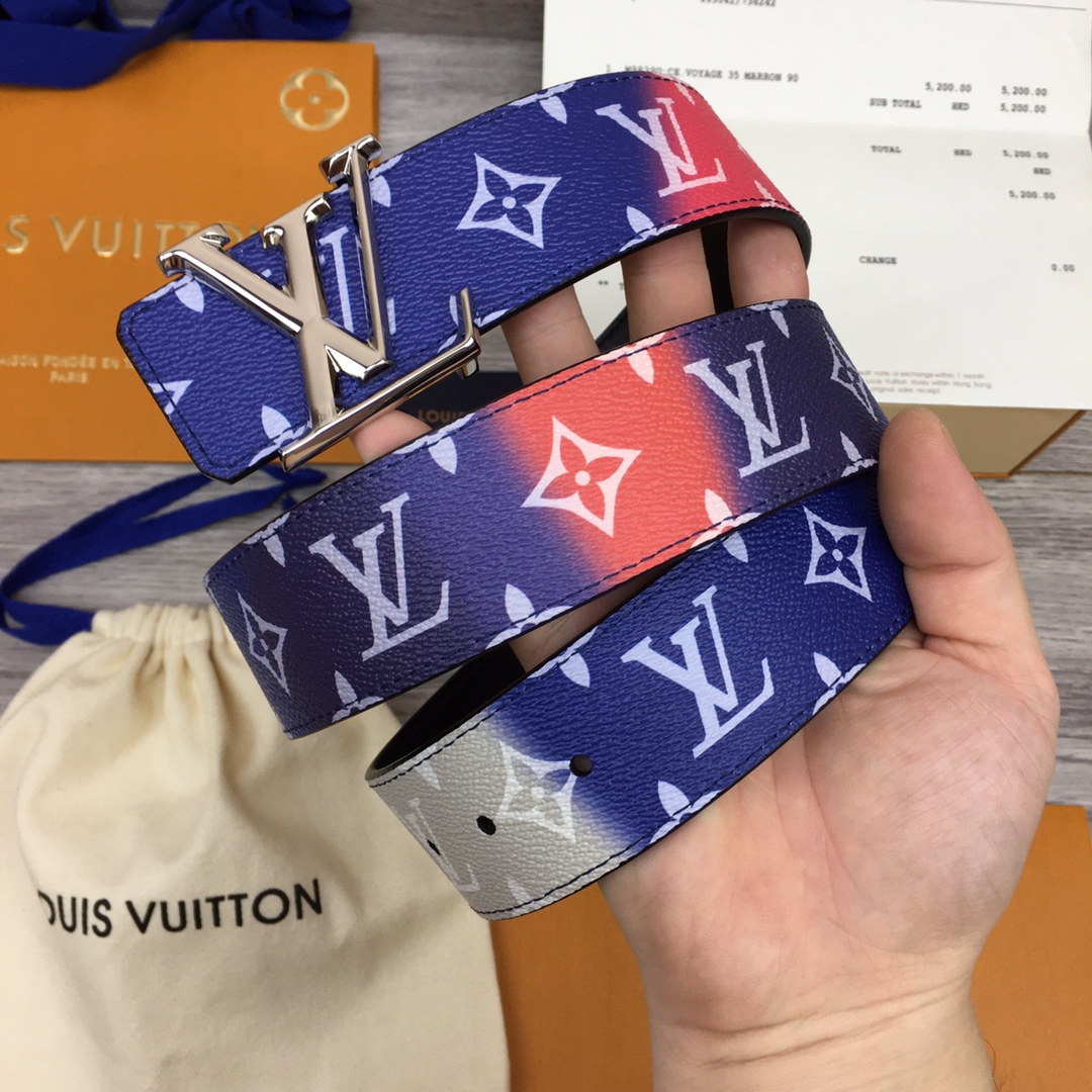 Louis Vuitton Shape 40MM Reversible Belt - DesignerGu