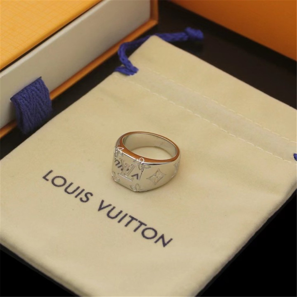 Louis Vuitton Logo Ring - DesignerGu