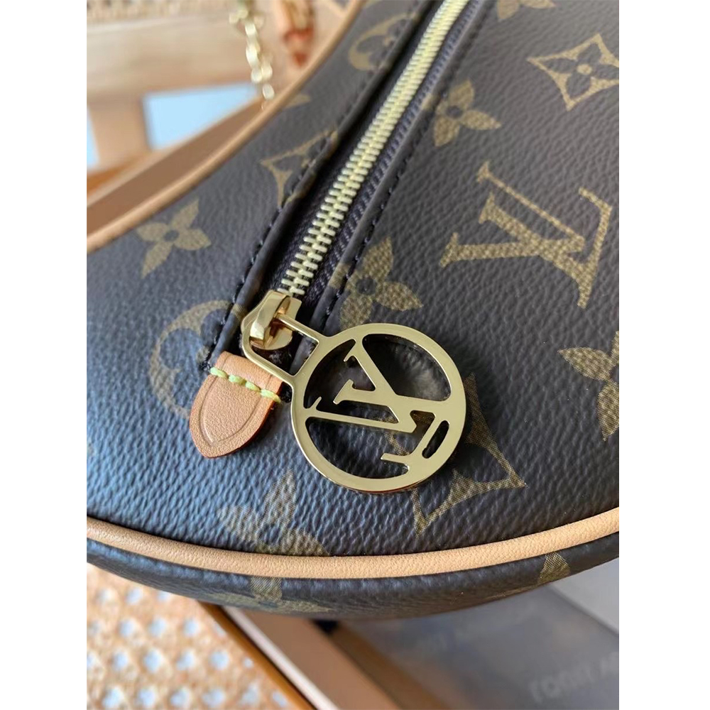 Louis Vuitton Monogram Coated Canvas Loop  Handbag - DesignerGu