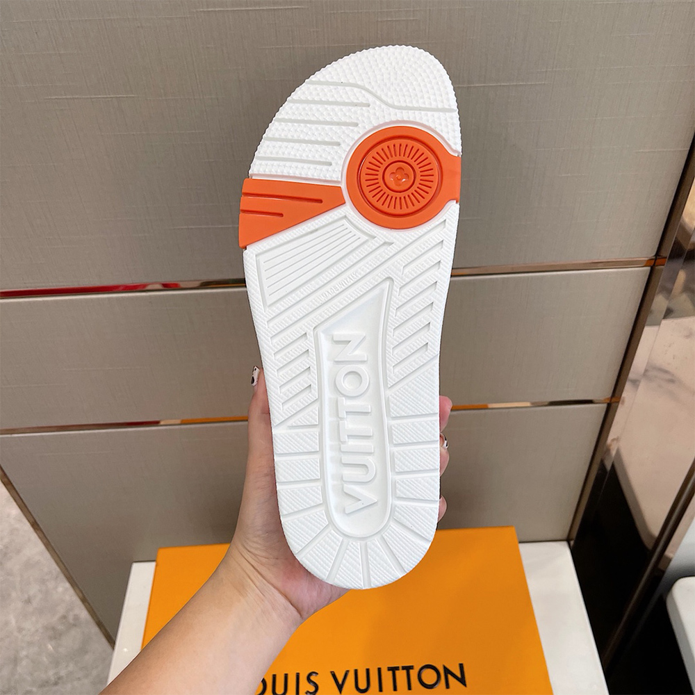 Louis Vuitton Trainer Mule In Silver - DesignerGu