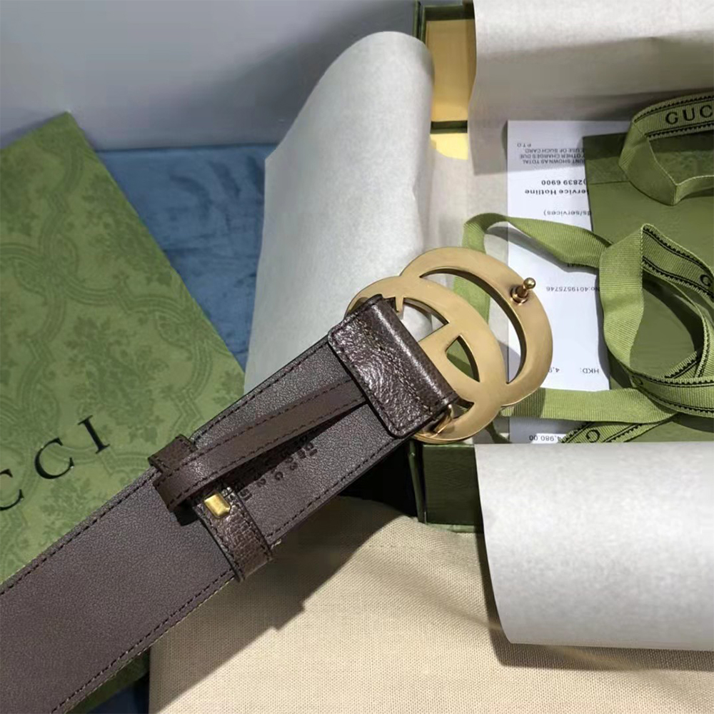 Gucci Jumbo GG Marmont Wide Belt - DesignerGu