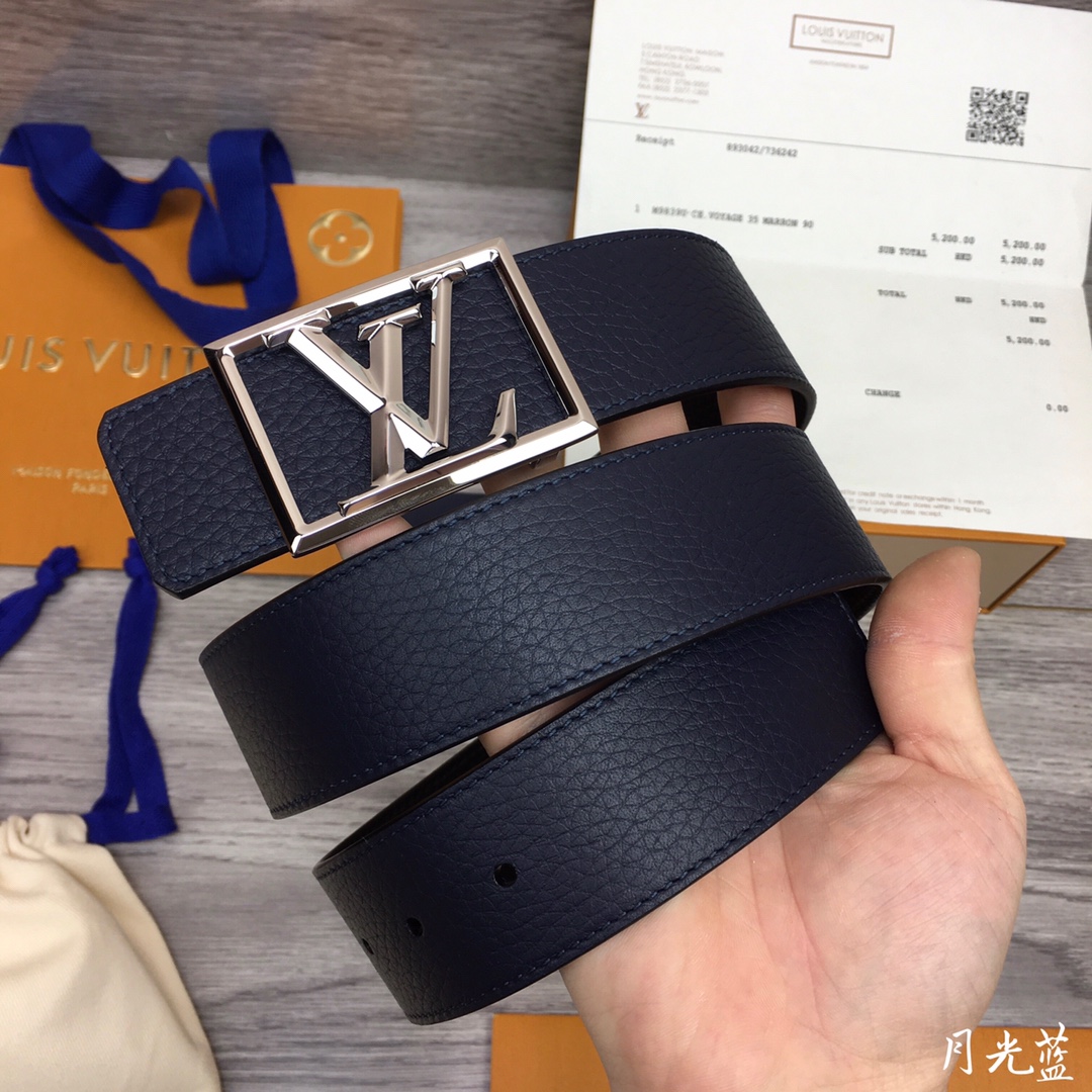 Louis Vuitton Shape 40MM Reversible Belt - DesignerGu