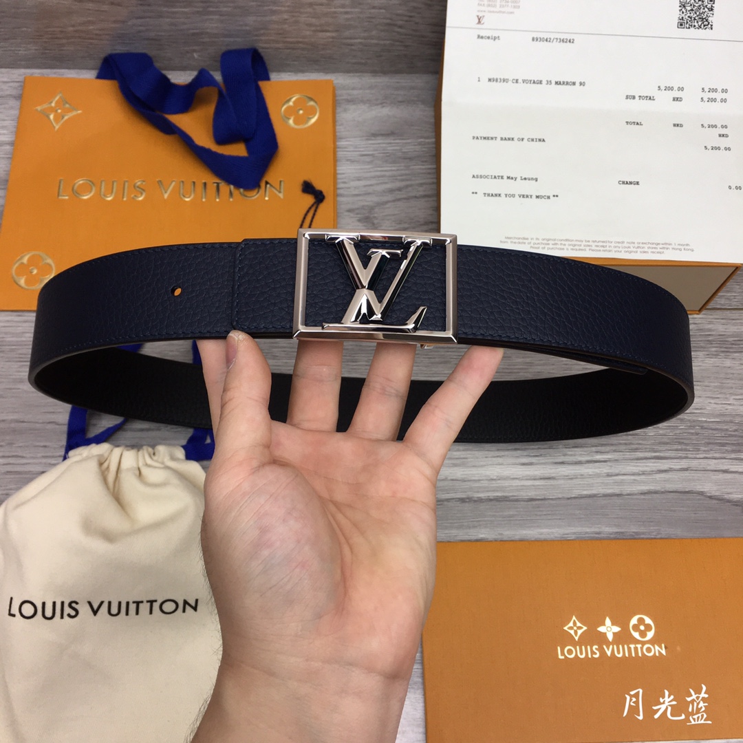 Louis Vuitton Shape 40MM Reversible Belt - DesignerGu