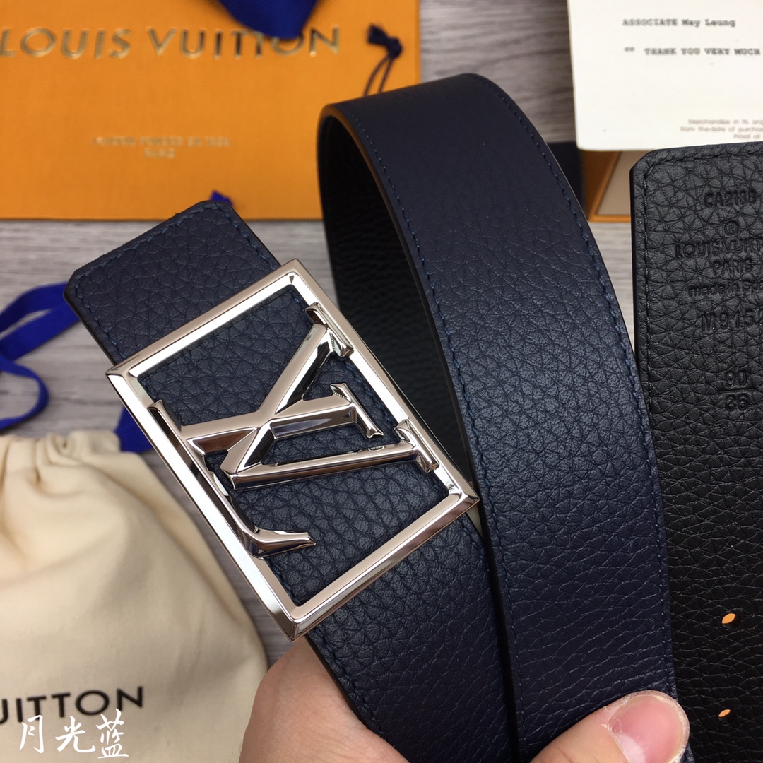 Louis Vuitton Shape 40MM Reversible Belt - DesignerGu