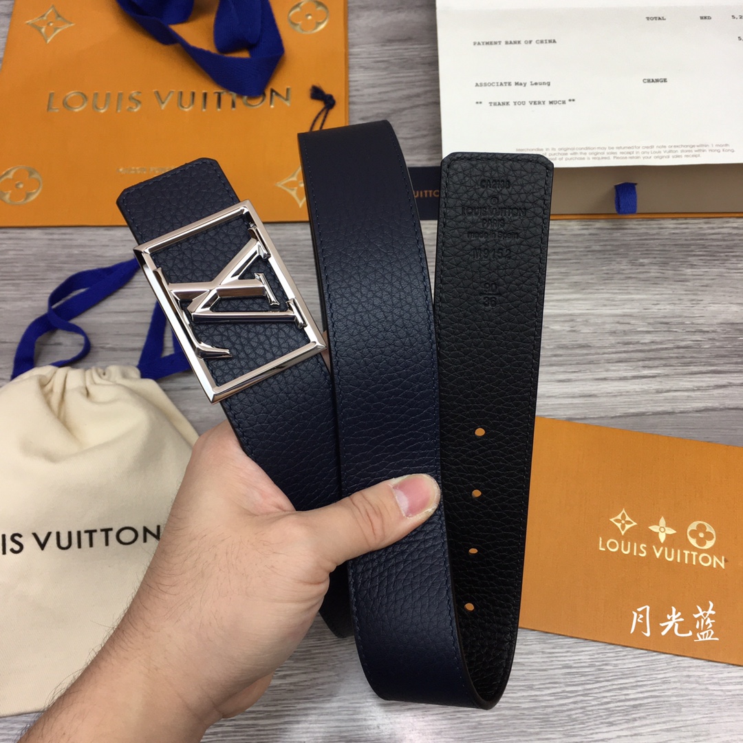 Louis Vuitton Shape 40MM Reversible Belt - DesignerGu