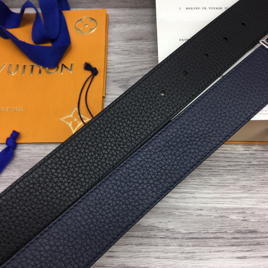 Louis Vuitton Shape 40MM Reversible Belt - DesignerGu