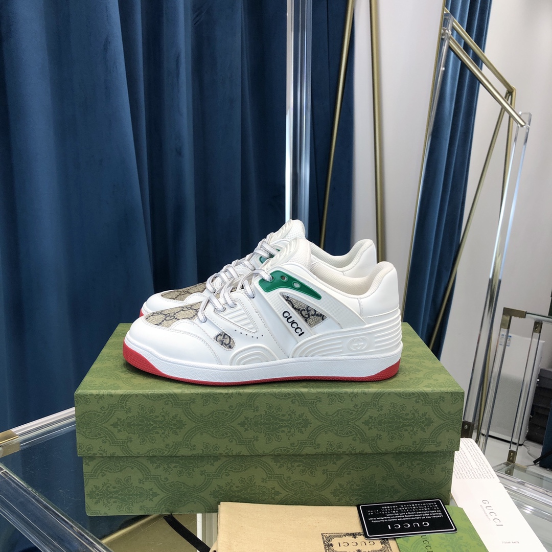 Gucci  Men's Gucci  Basket sneaker with lnterlocking G  - DesignerGu