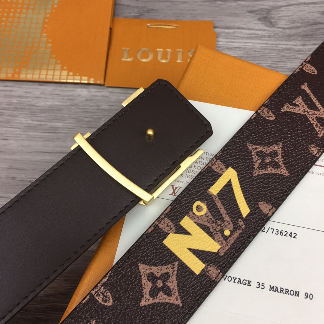 Louis Vuitton Shape 40MM Reversible Belt - DesignerGu