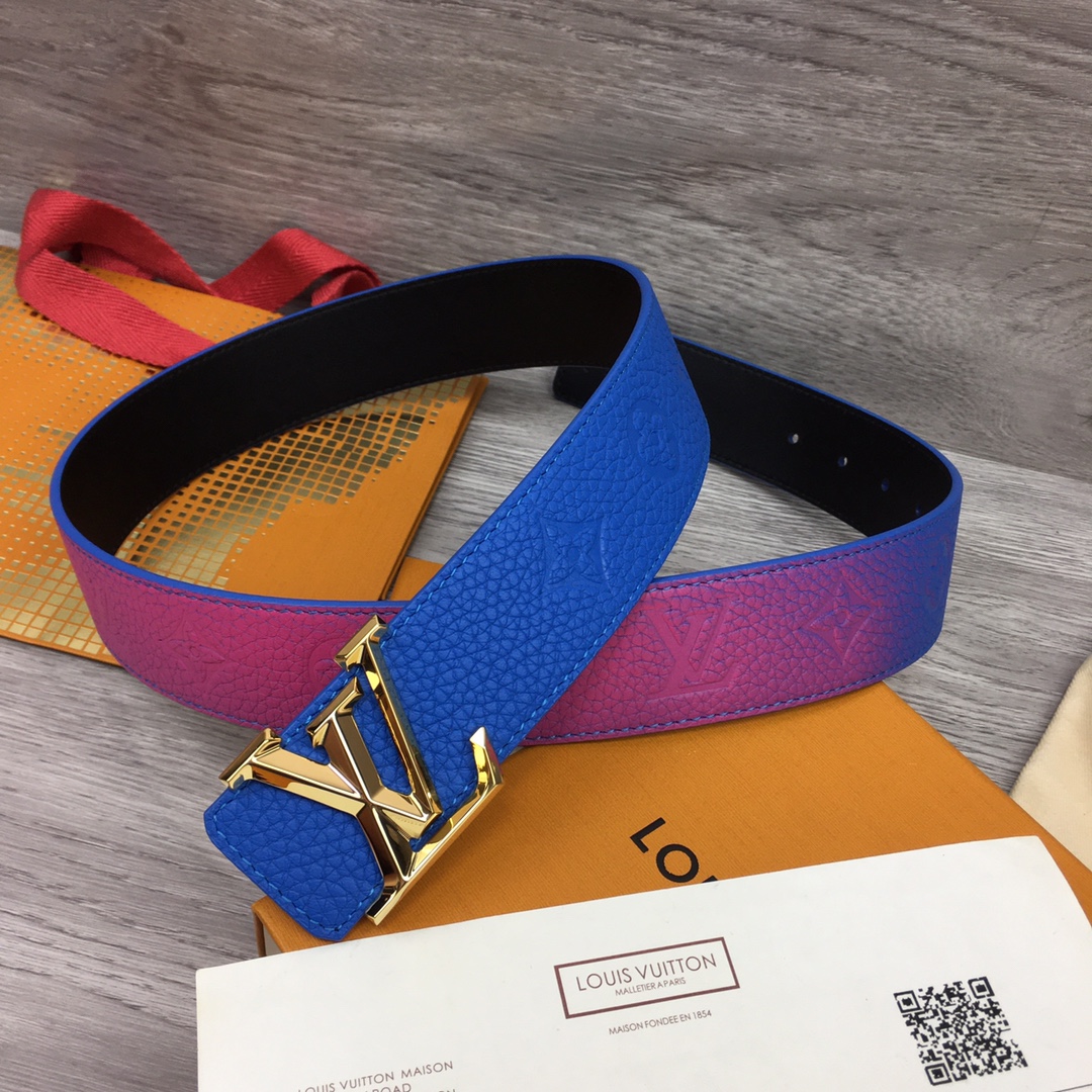 Louis Vuitton Gradient Shape 40MM Reversible Belt - DesignerGu