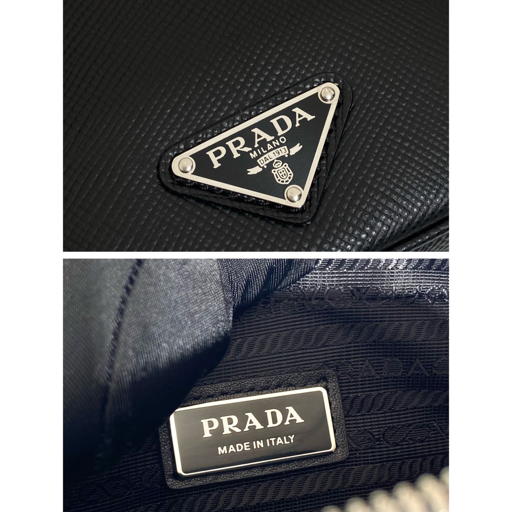 Prada Leather Shoulder Bag（19-16-5.5CM） - DesignerGu