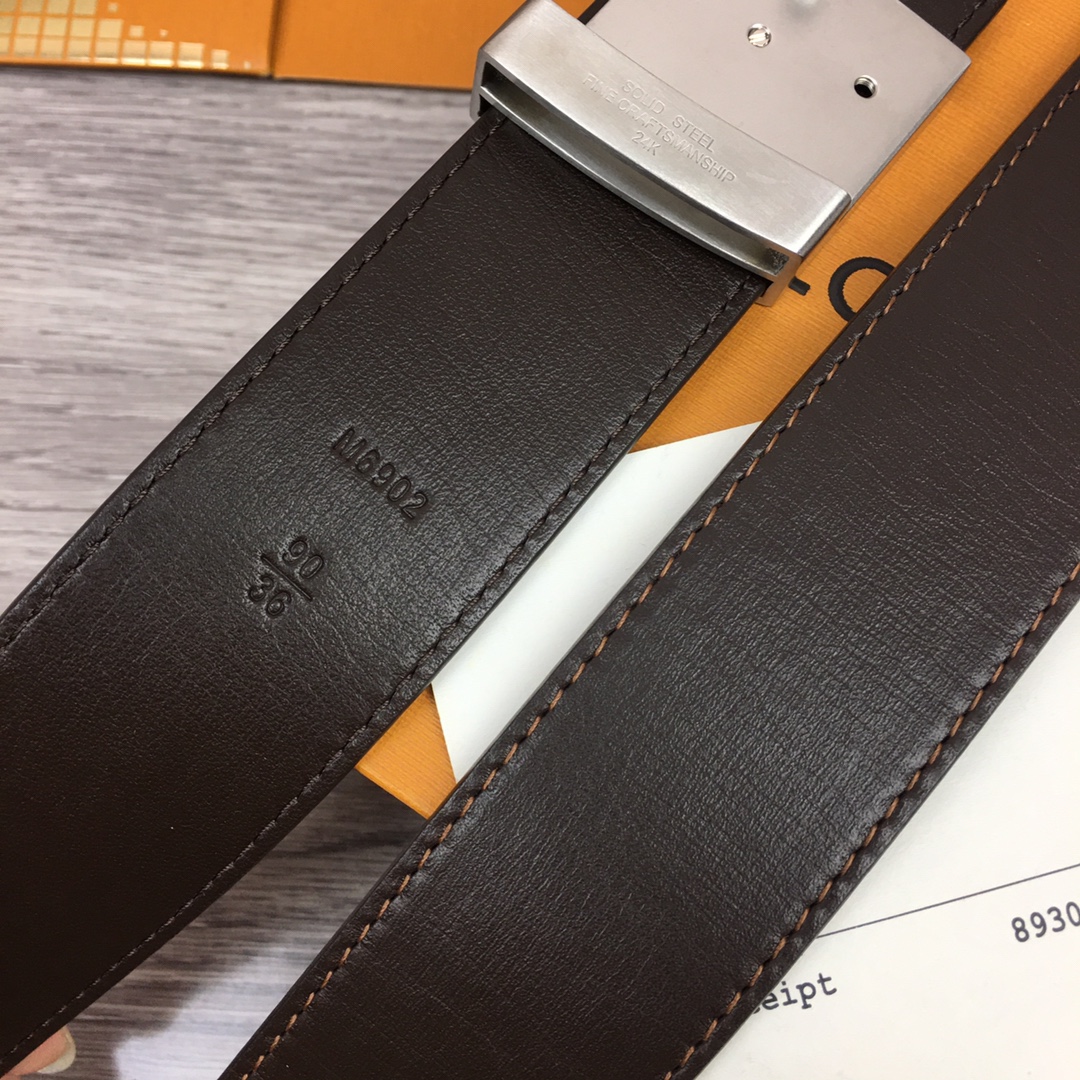 Louis Vuitton Shape 40MM Reversible Belt - DesignerGu