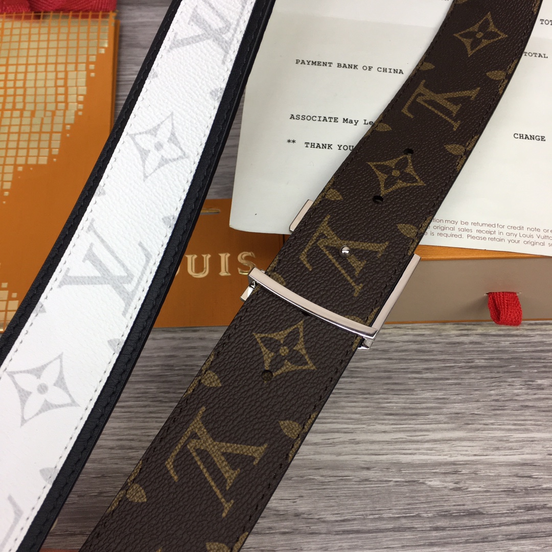 Louis Vuitton Shape 40MM Reversible Belt - DesignerGu