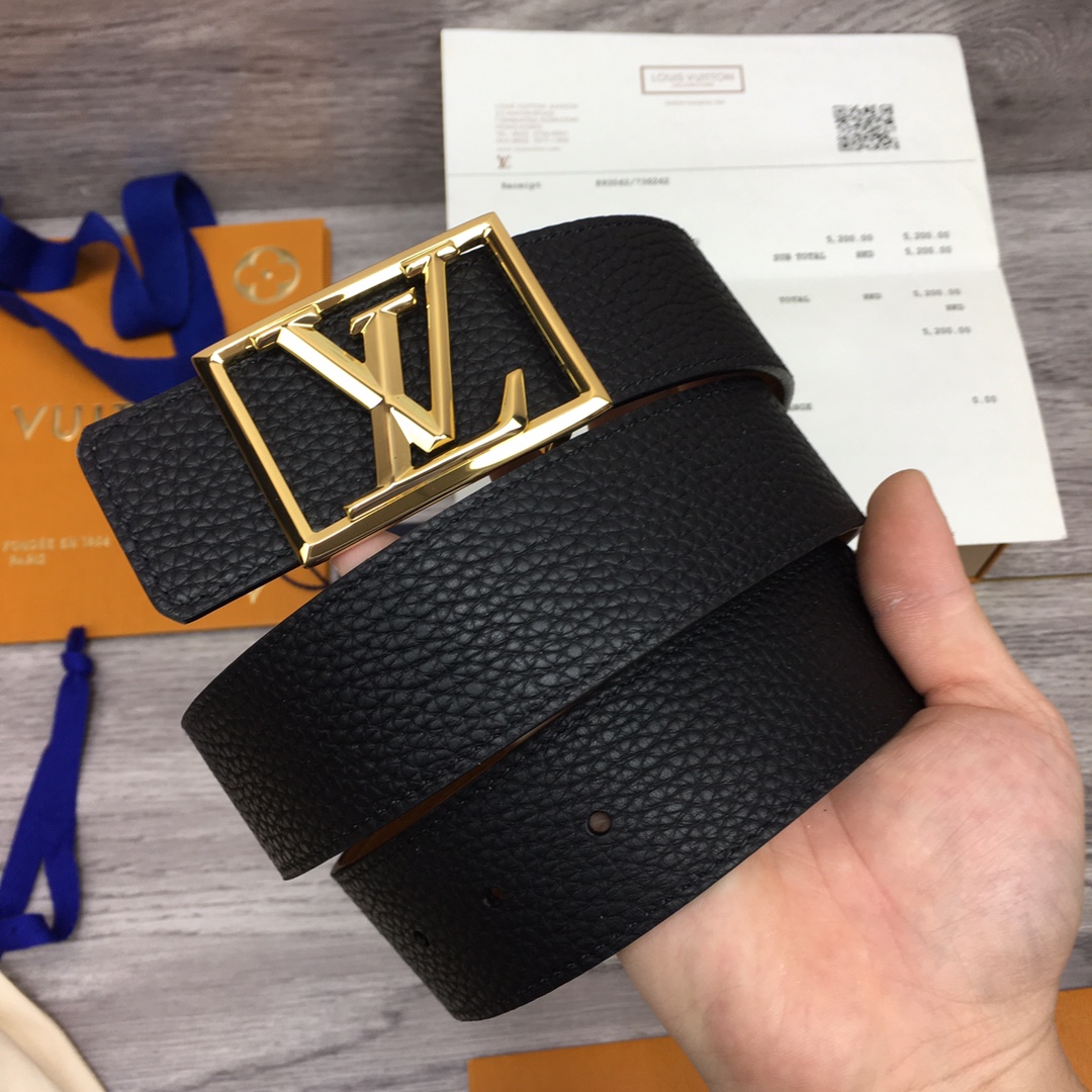 Louis Vuitton Shape 40MM Reversible Belt - DesignerGu