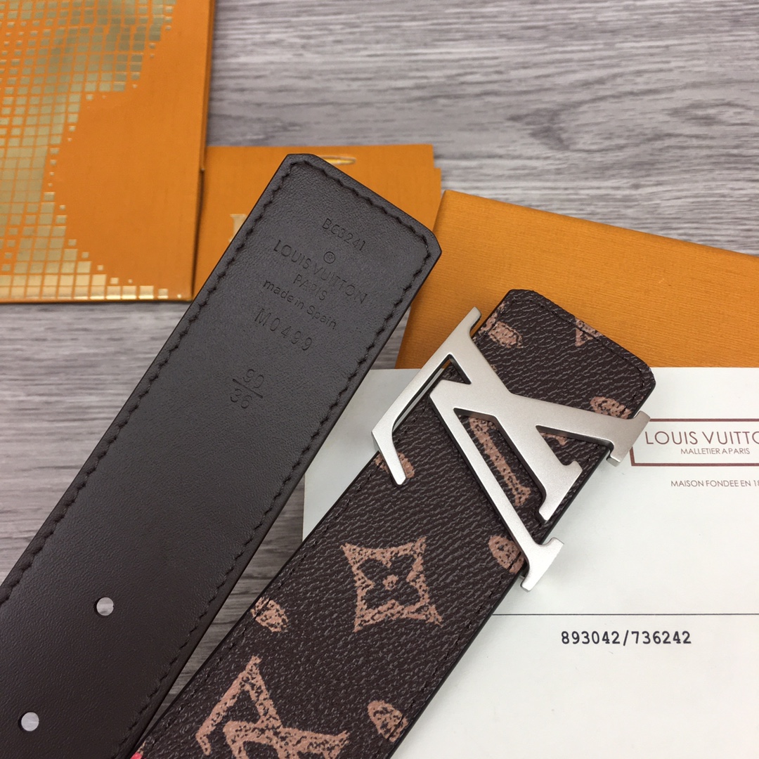 Louis Vuitton Shape 40MM Reversible Belt - DesignerGu