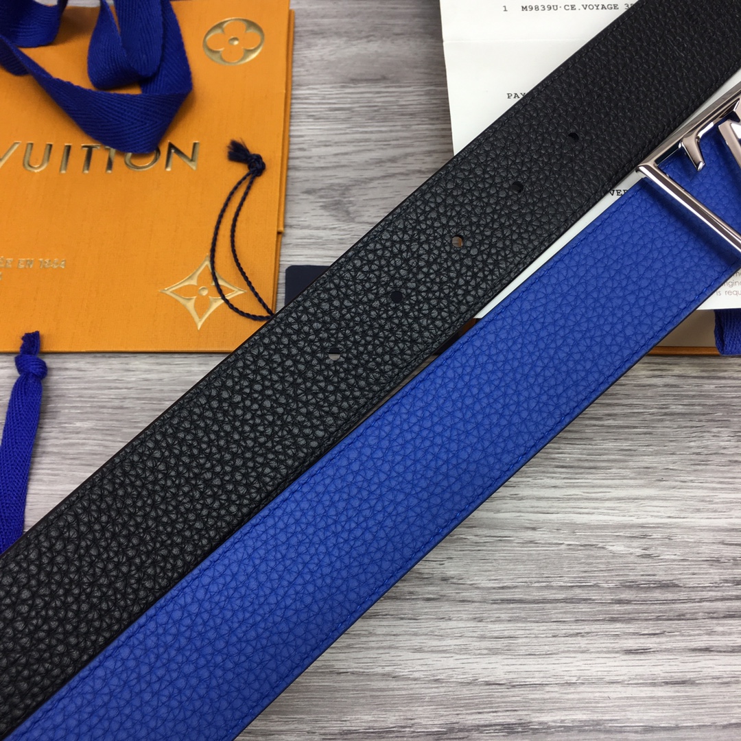 Louis Vuitton Shape 40MM Reversible Belt - DesignerGu