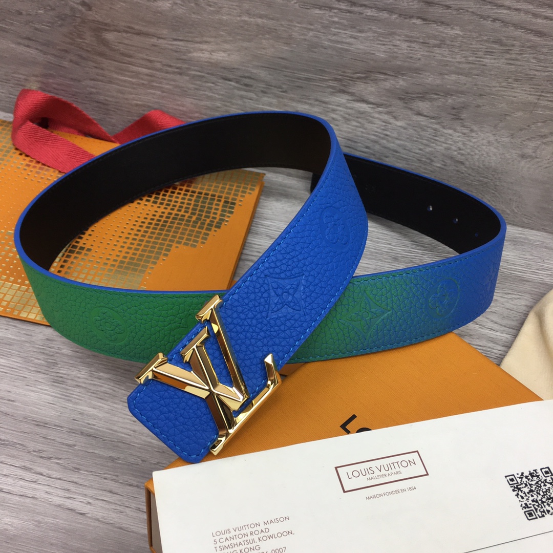 Louis Vuitton Gradient Shape 40MM Reversible Belt - DesignerGu