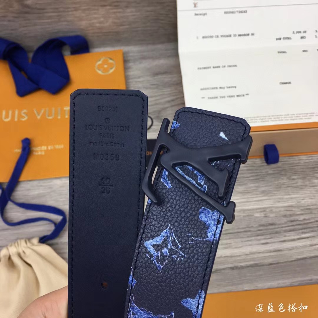 Louis Vuitton Gradient Shape 40MM Reversible Belt - DesignerGu