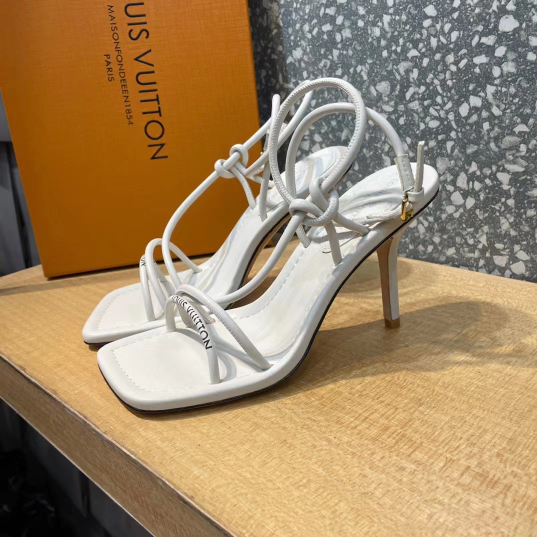 Louis Vuitton Sandals For Women In White - DesignerGu