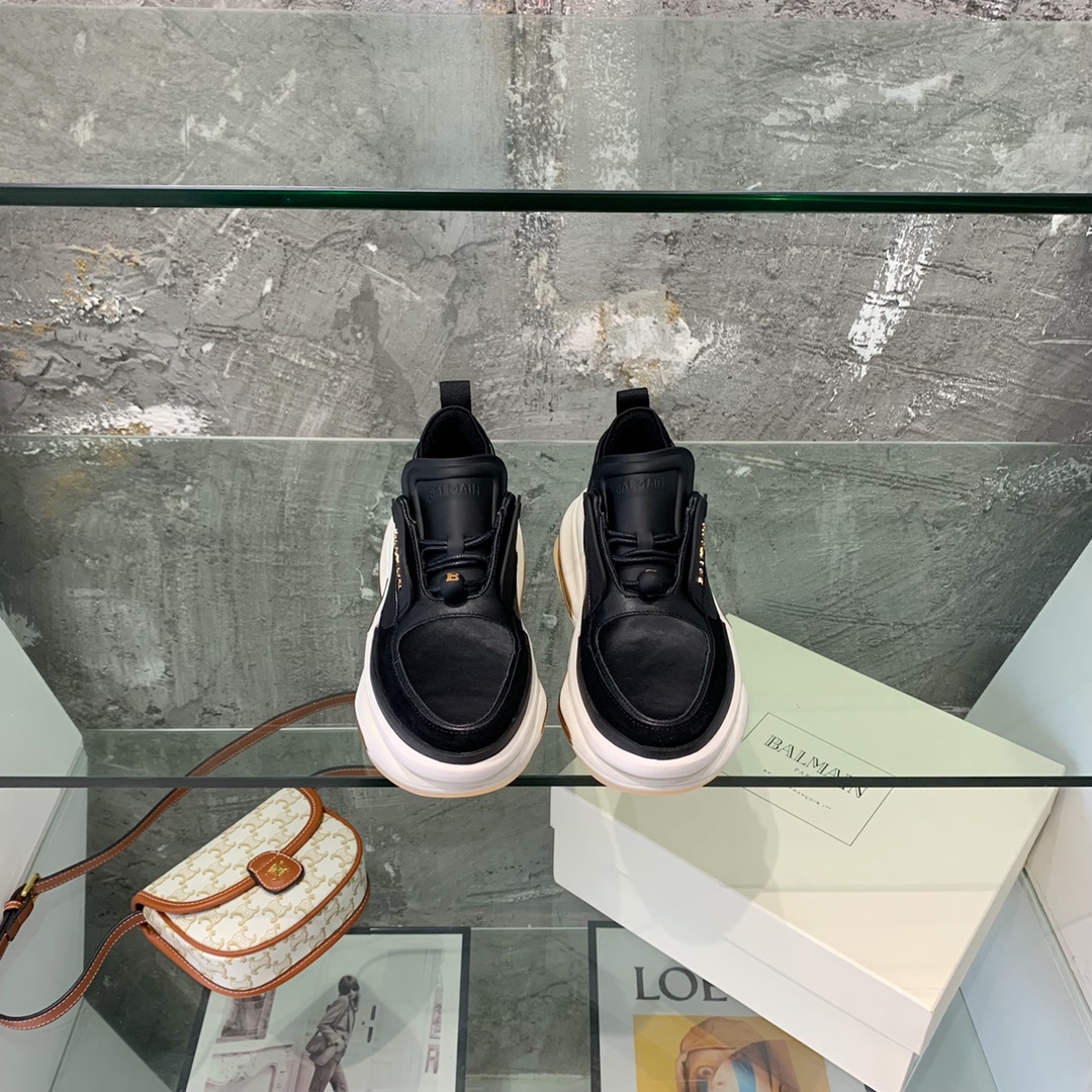 Balmain B-Bold Low-Top Sneakers - DesignerGu