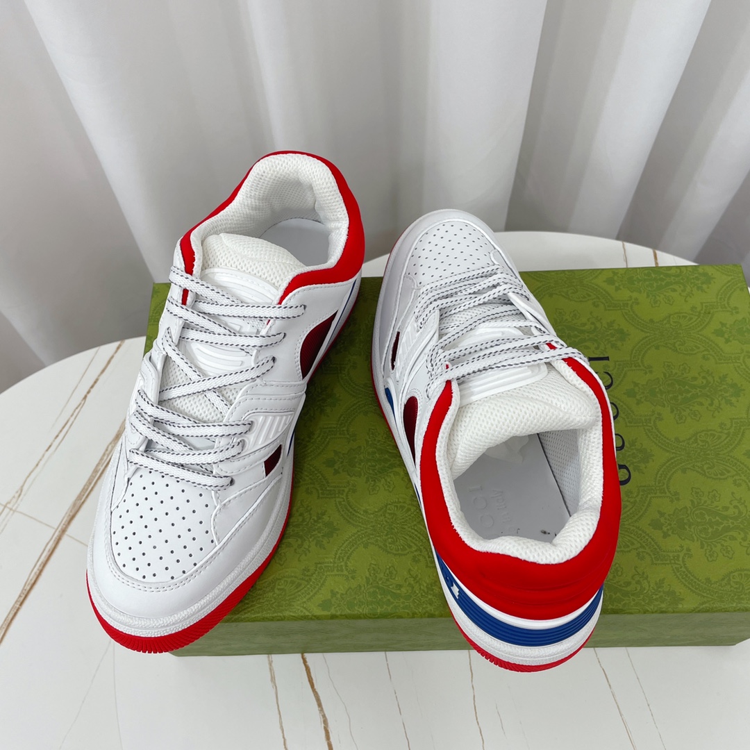 Gucci  Basket Sneaker With Lnterlocking G  - DesignerGu