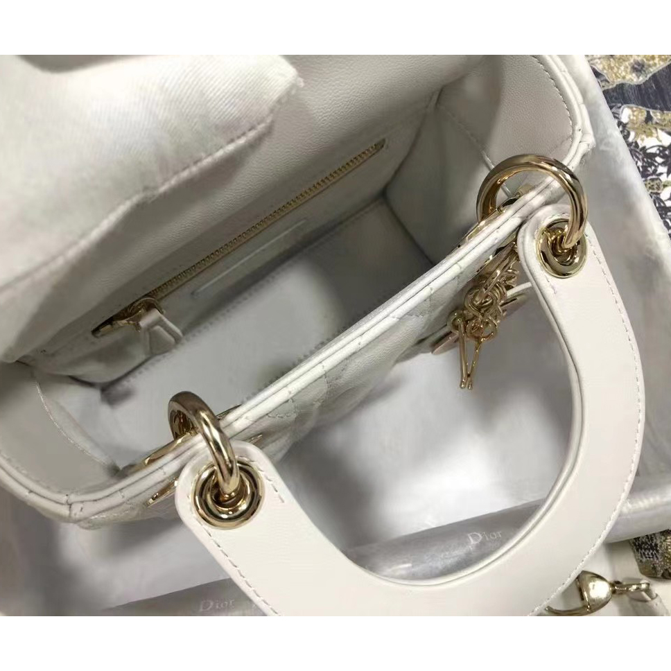 Dior Lady D-Lite Handbag（17-15-7CM） - DesignerGu