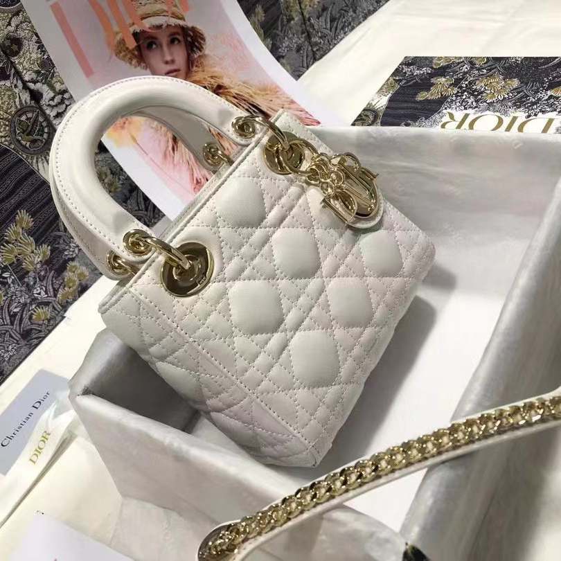 Dior Lady D-Lite Handbag（17-15-7CM） - DesignerGu