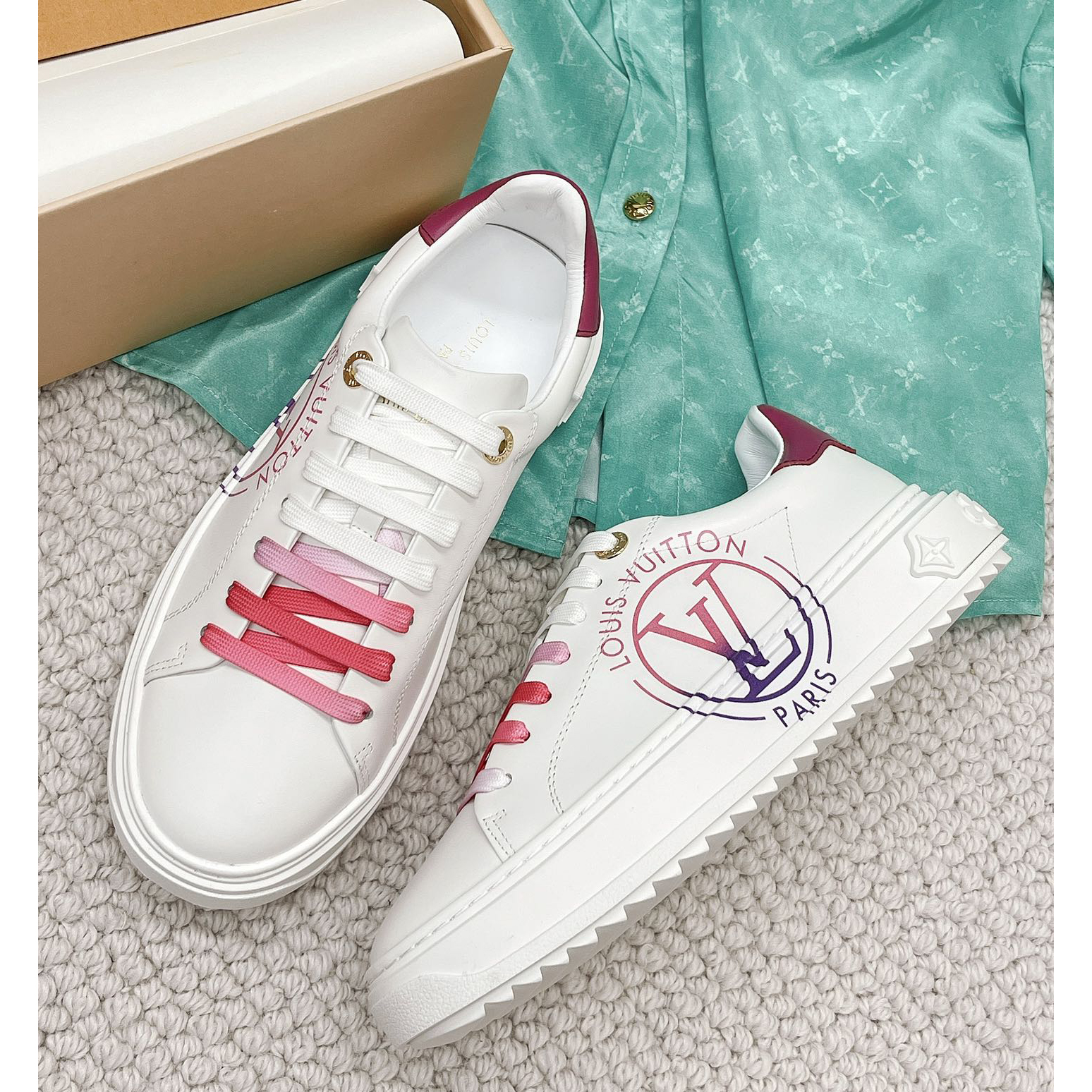 Louis Vuitton Time Out Sneaker - DesignerGu