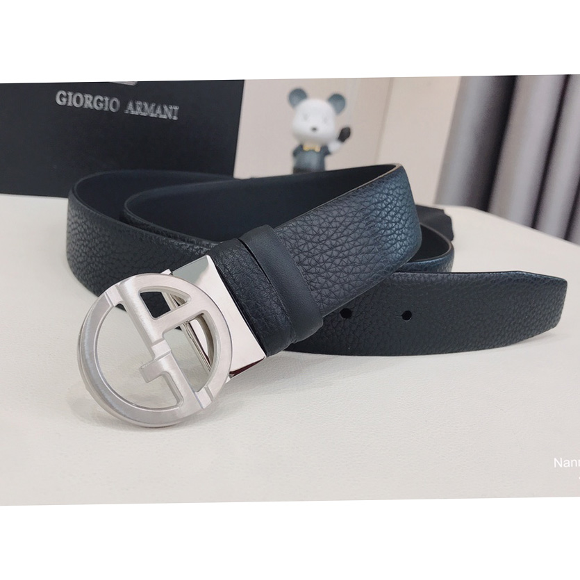 Armani Reversible Leather Belt  35mm - DesignerGu