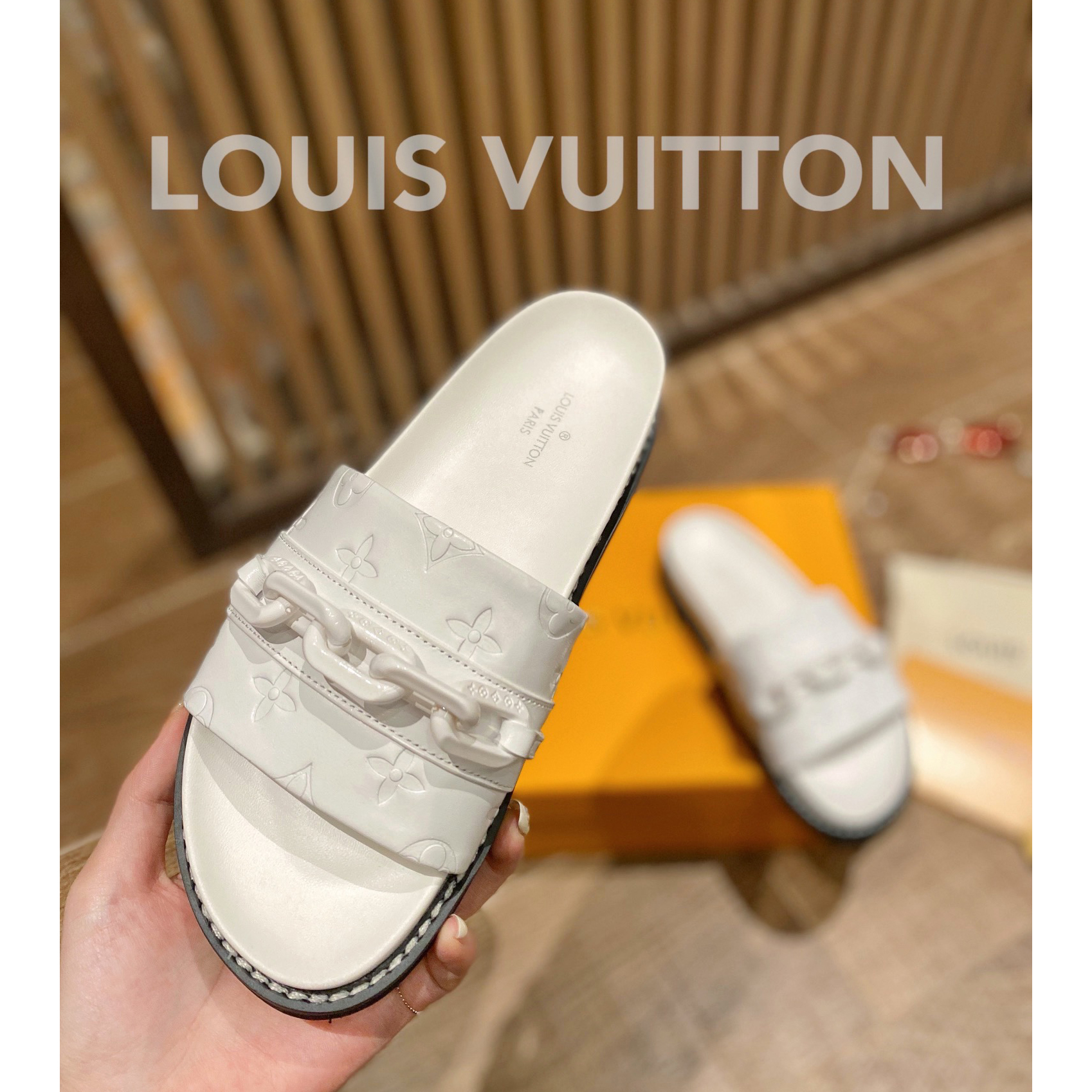 Louis Vuitton Monogram Slipper - DesignerGu