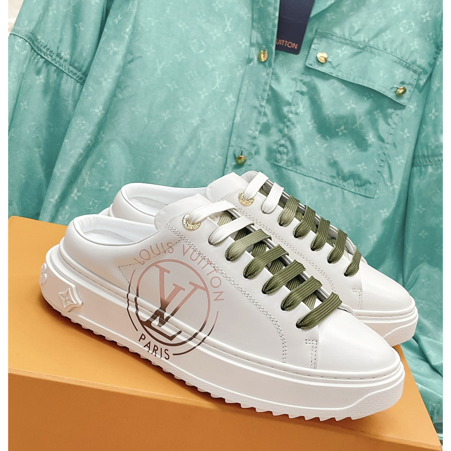 Louis Vuitton Time Out Open Back Sneaker - DesignerGu