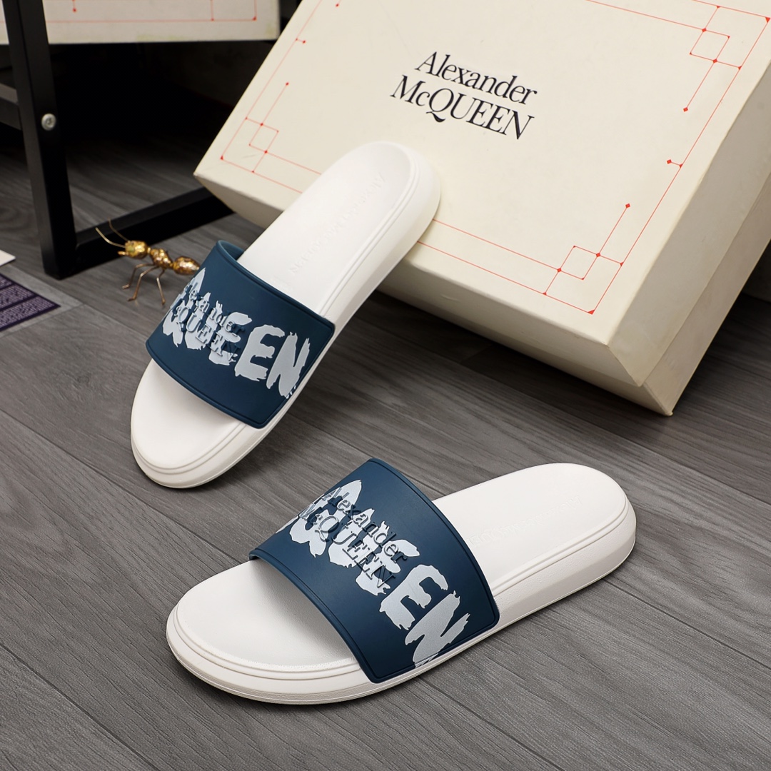 Alexander Mqueen Logo Slipper - DesignerGu