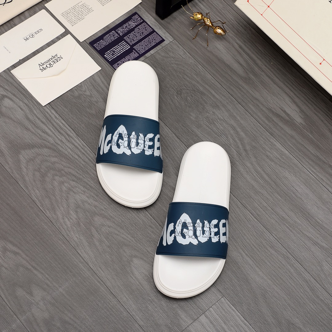 Alexander Mqueen Logo Slipper - DesignerGu