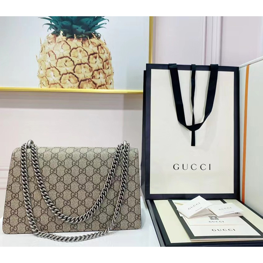 Gucci  Dionysus GG Small Shoulder Bag(28-17-9cm) - DesignerGu