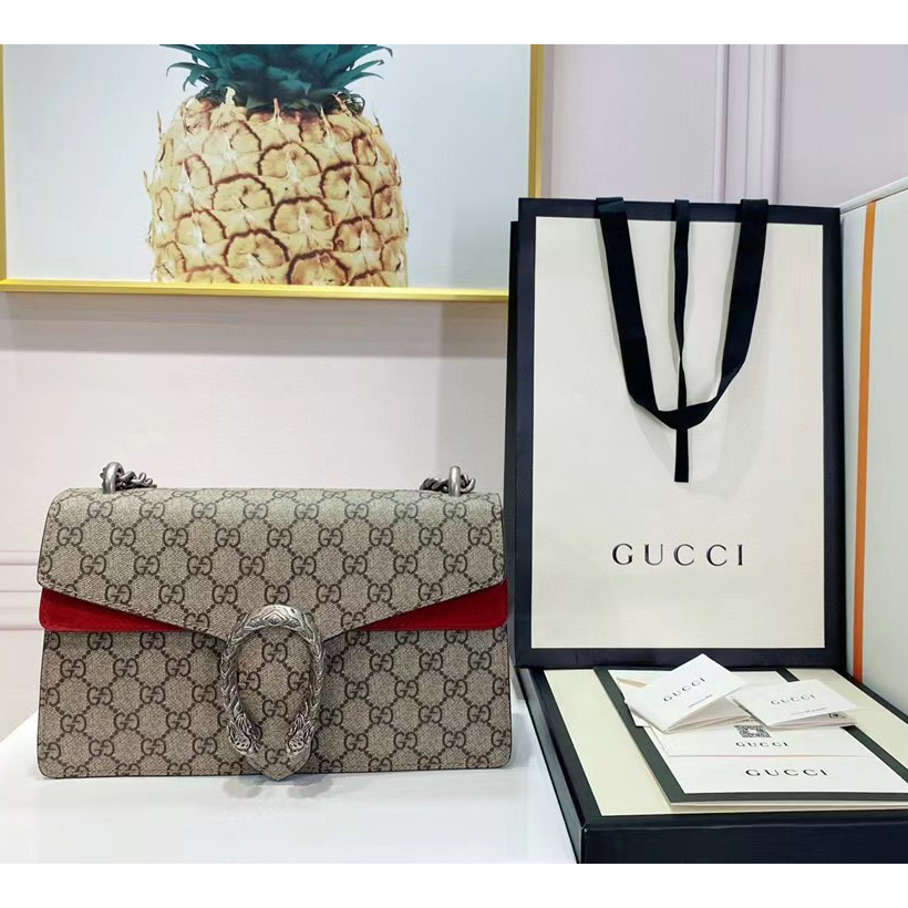 Gucci  Dionysus GG Small Shoulder Bag(28-17-9cm) - DesignerGu