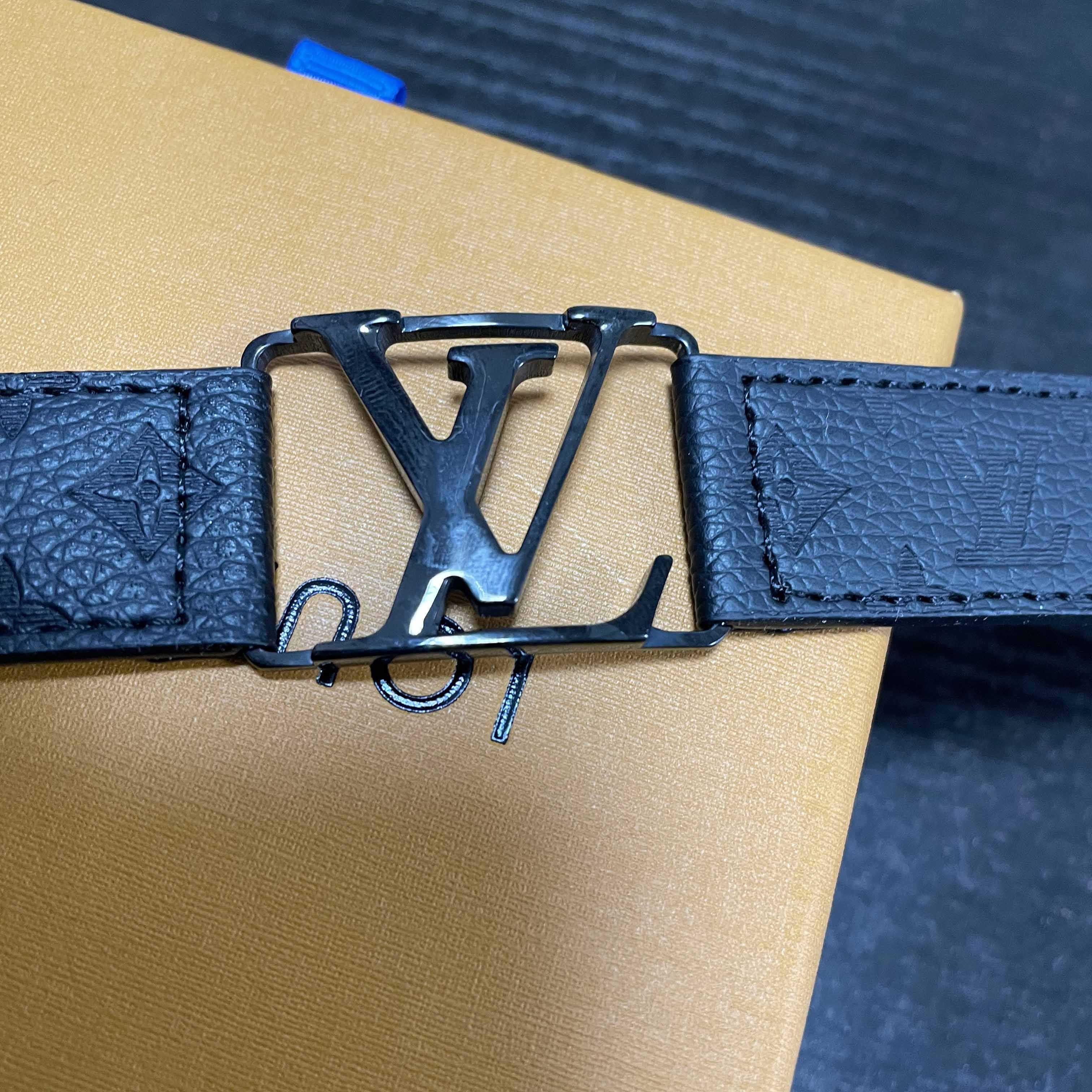 Louis Vuitton Monogram Leather Bracelet - DesignerGu