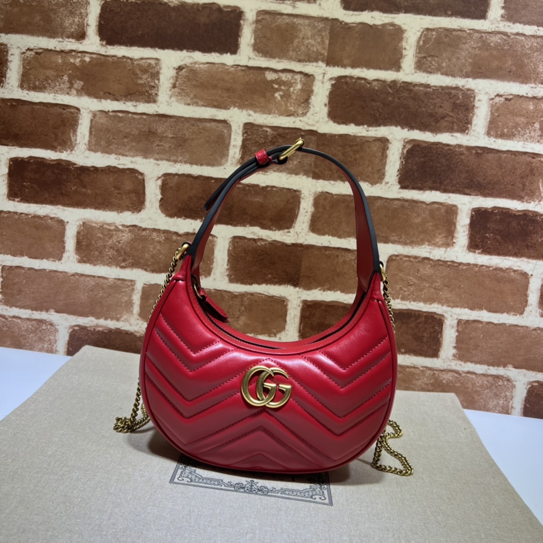 Gucci GG  Leather Handle Bag（21-11-5CM） - DesignerGu