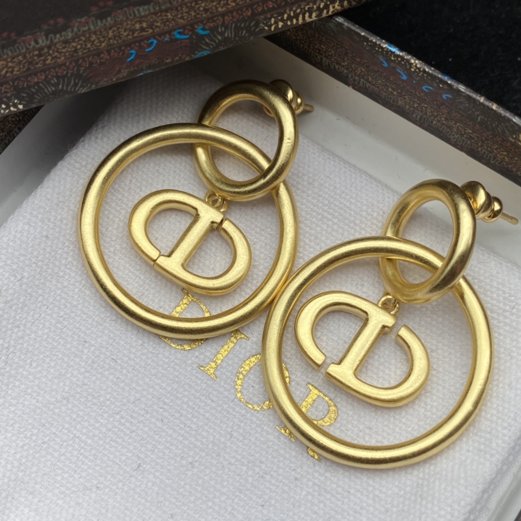 Dior 'CD'  Earrings - DesignerGu