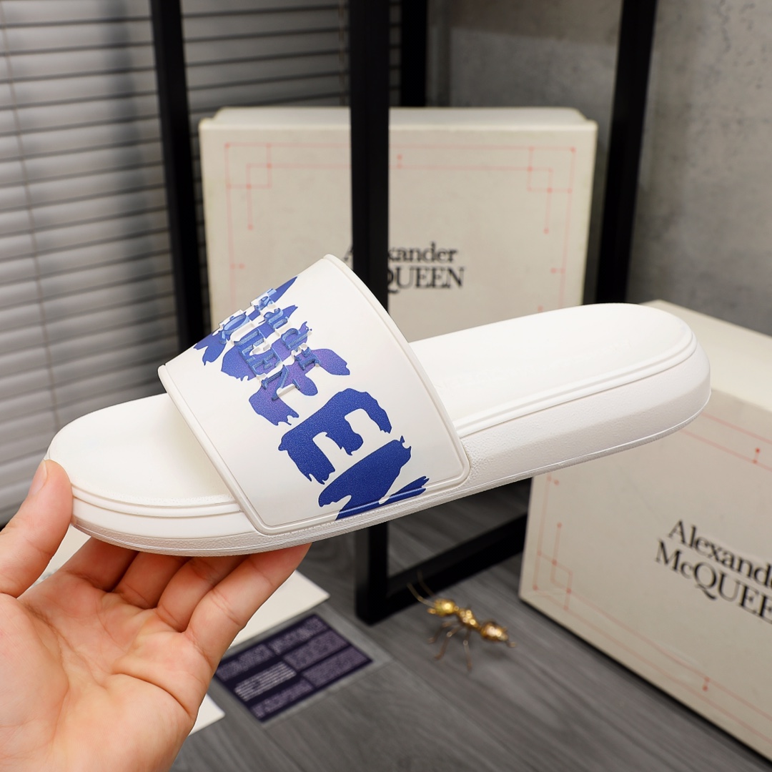 Alexander Mqueen Logo Slipper - DesignerGu