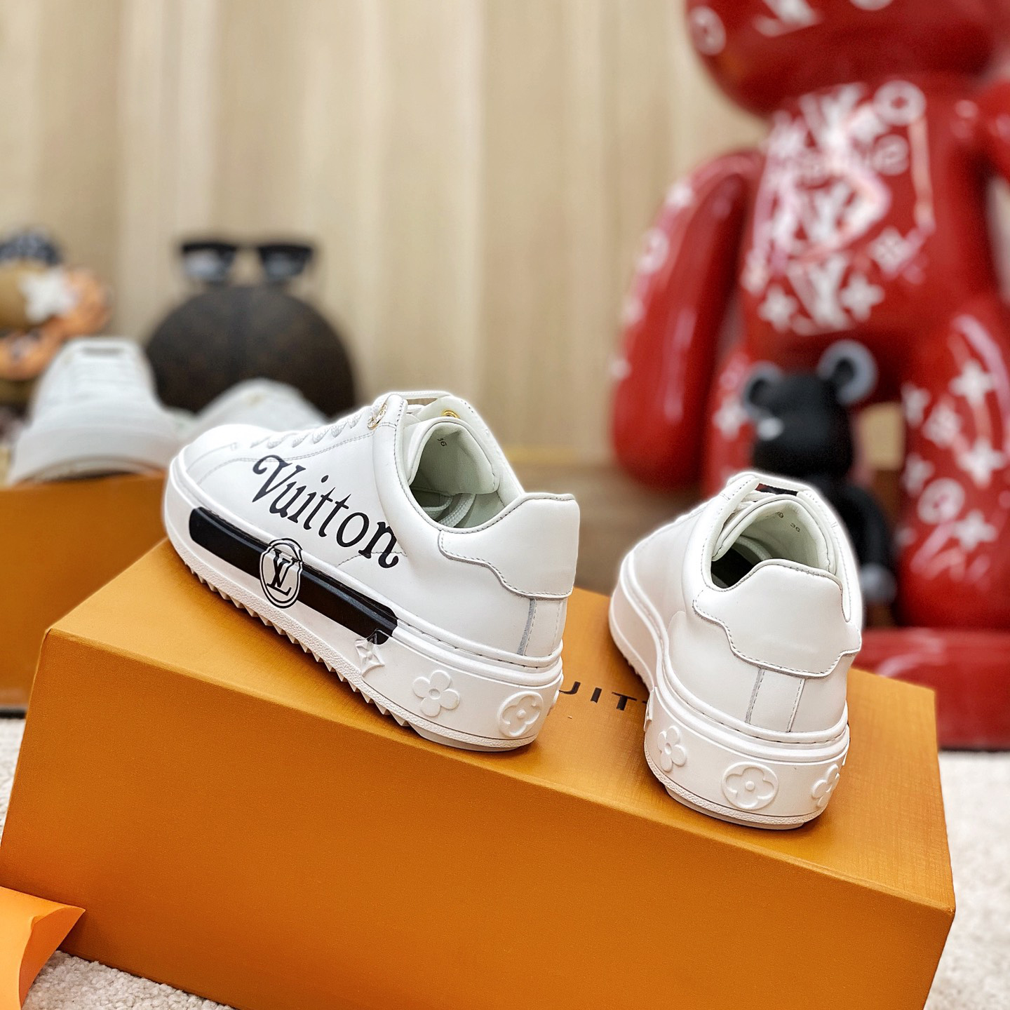 Louis Vuitton Logo Sneaker - DesignerGu