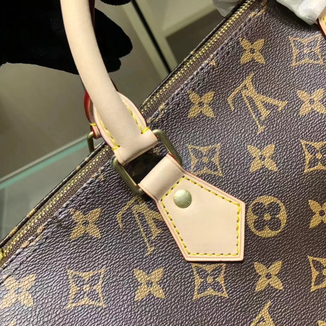 Louis Vuitton Speedy 35 Monogram Handbag (35-23-8cm)  M41107 - DesignerGu