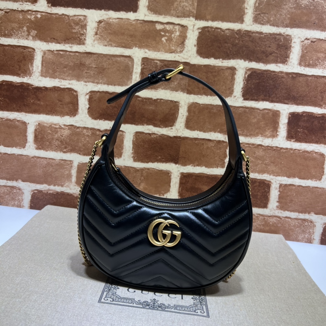 Gucci GG  Leather Handle Bag（21-11-5CM） - DesignerGu