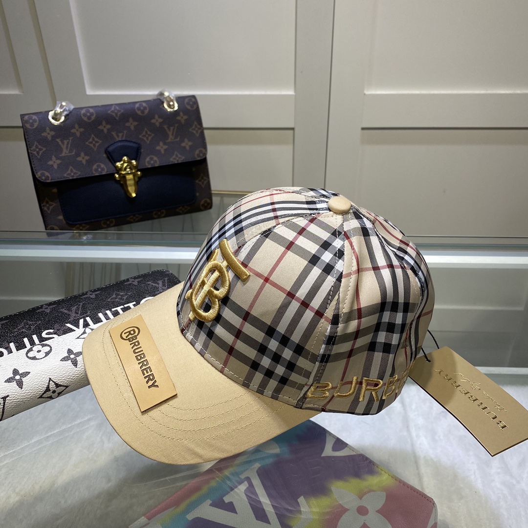 Burberry Monogram Motif Icon Stripe Baseball Cap - DesignerGu