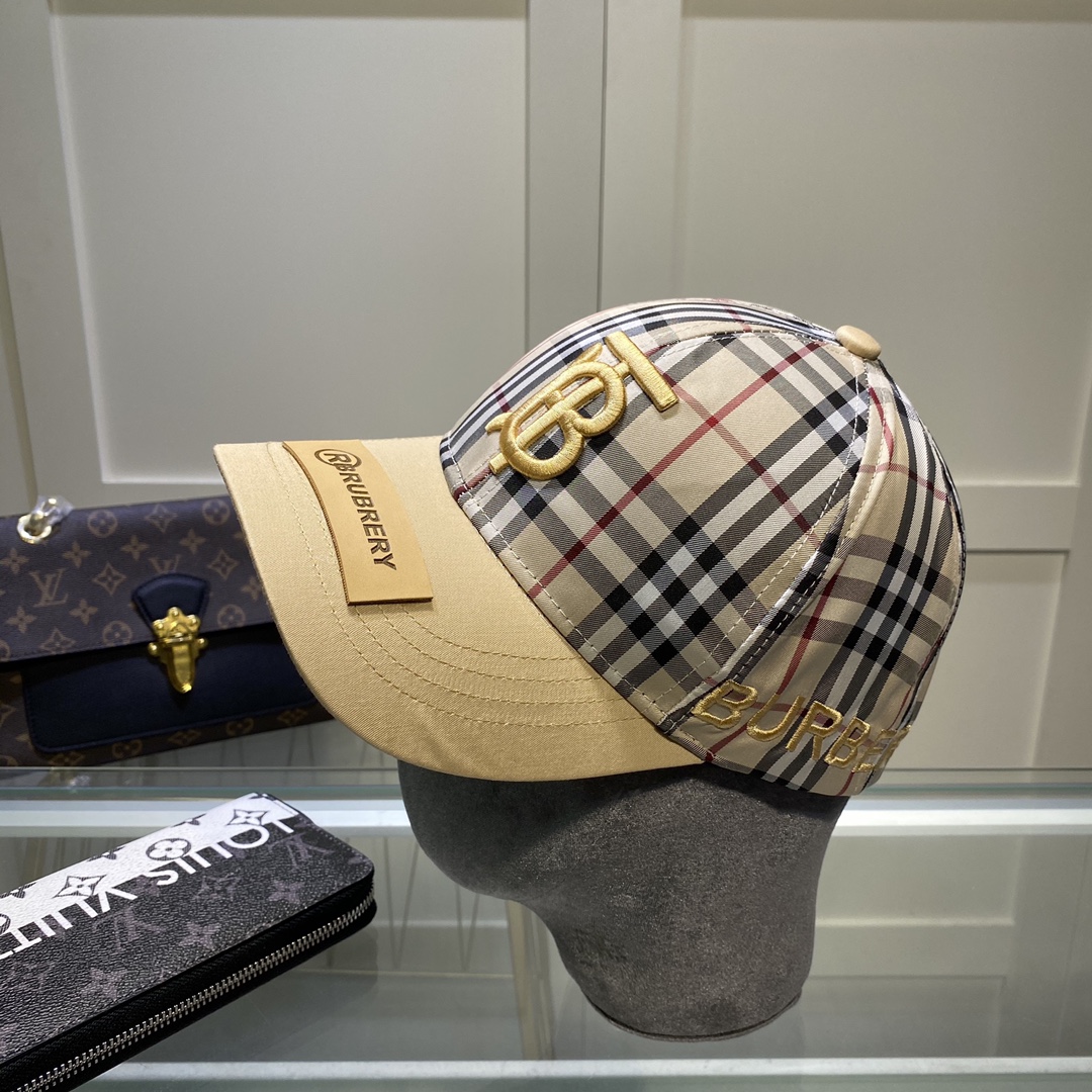 Burberry Monogram Motif Icon Stripe Baseball Cap - DesignerGu